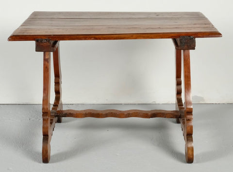 Antique two-drawer drop leaf accent table with cabriole legs, rosewood