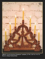 Carved and Pierced “Andalusian” Candelabra