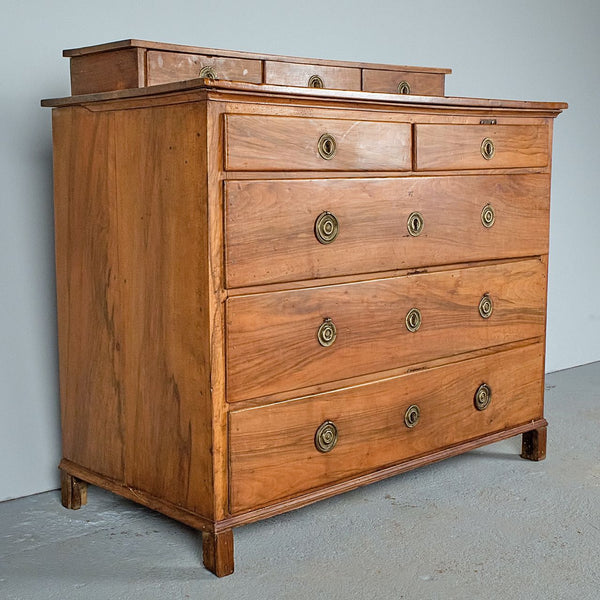 Antique eight-drawer chest, walnut
