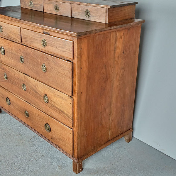 Antique eight-drawer chest, walnut