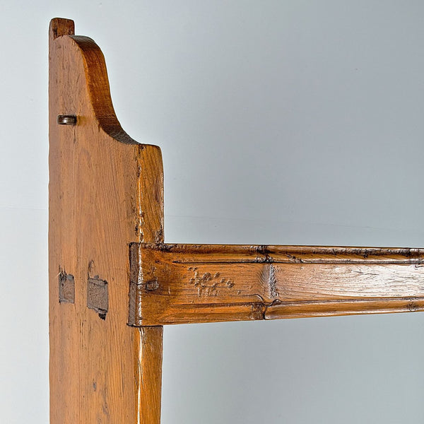 Antique pine village bookshelf