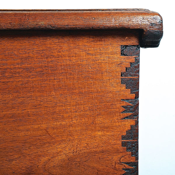 Antique spanish colonial travel trunk, cedar