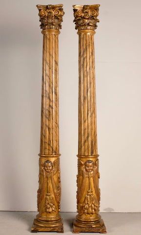 Antique single-panel arched door, honey pine