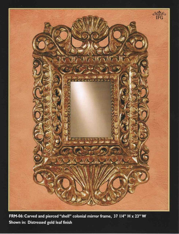 Reproduction carved, pierced and gilt Spanish colonial