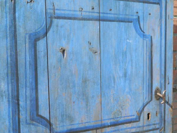 Antique Painted Pine Door
