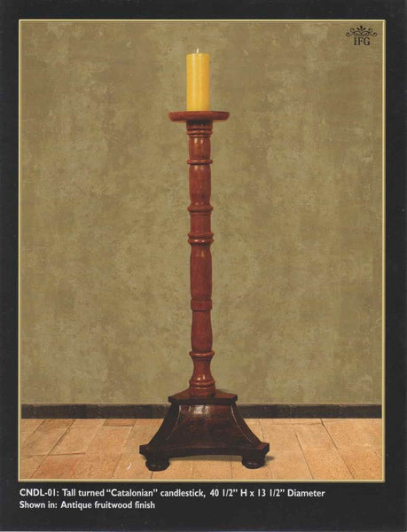 “Catalonian” Floor Candlestick