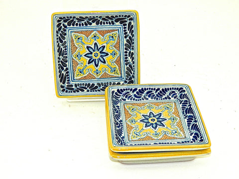 Medium Talavera Hors D'oeuvres Tray - "PUERTO VALLARTA"