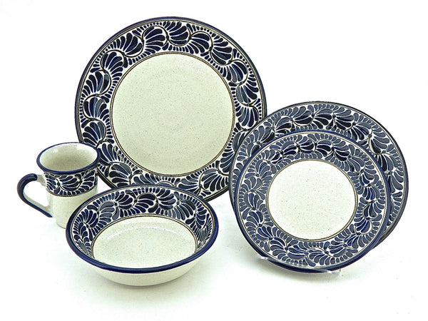 Five-piece Talavera Dinnerware Set - "PUEBLA"