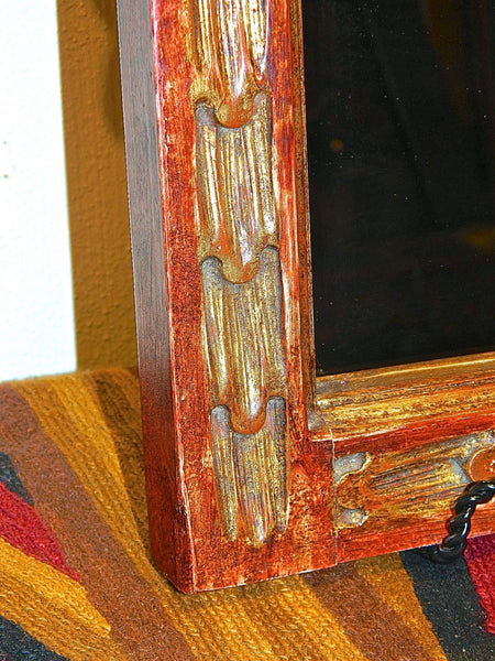 Carved, gilt and painted reproduction “Lima” Spanish colonial end tabl –  Mediterrania Home