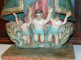 Antique wood sculpture, "Our Lady of Mount Carmel"
