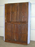 Antique studded pine plank wine cellar door