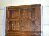Antique studded pine plank wine cellar door