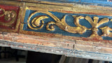 Antique polychromed console table