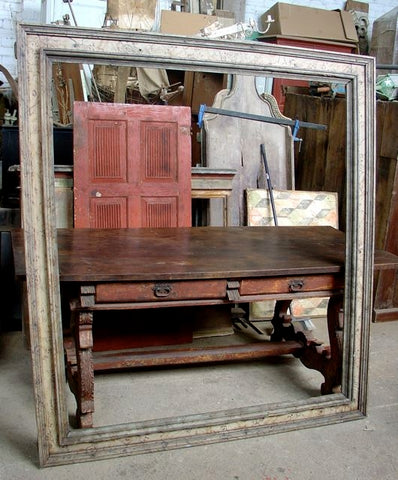 Antique studded pine plank wine cellar door