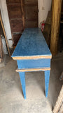 Antique polychromed console table