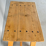 Antique trestle leg “Alpujarran” village table, pine