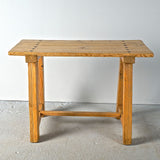 Antique trestle leg “Alpujarran” village table, pine