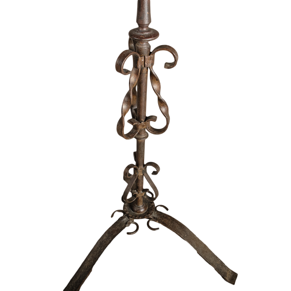 Antique wrought iron book stand