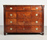 Antique four-drawer chest of drawers, mahogany