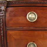 Antique four-drawer chest of drawers, mahogany