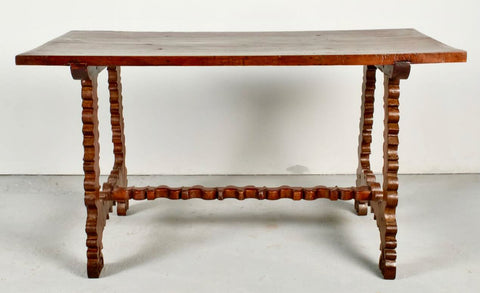 Antique tapered leg Charles IV writing table