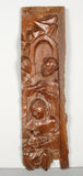 Antique carved walnut fragment, “The Holy Family”