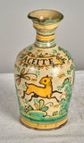 Antique painted and glazed Talavera oil pitcher