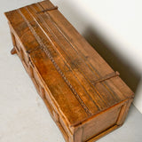 Antique Pyrenees mountain chest, pine