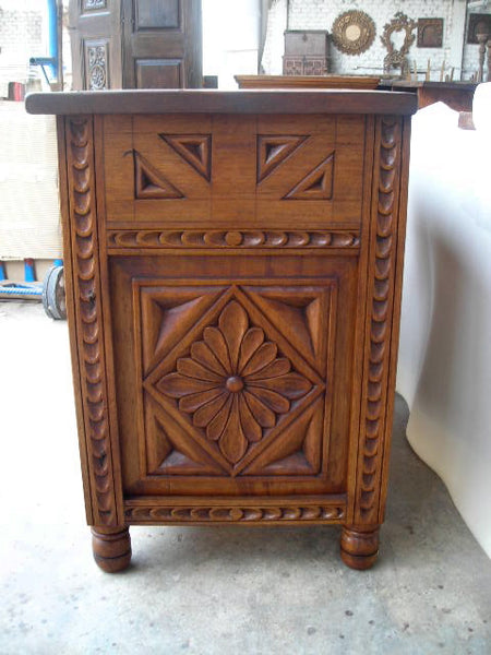 Side View of Custom Cabinet