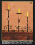 Wrought Iron “Castilian” Candlesticks