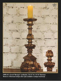 Carved “Baroque” Candlestick