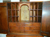 Antique walnut “vargueño” with table