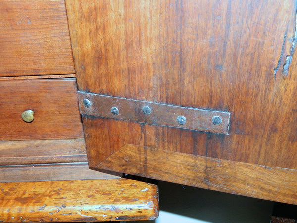 Antique walnut “vargueño” with table