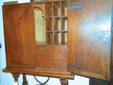 Antique walnut “vargueño” with table