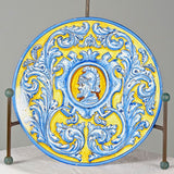 Antique painted Talavera plate