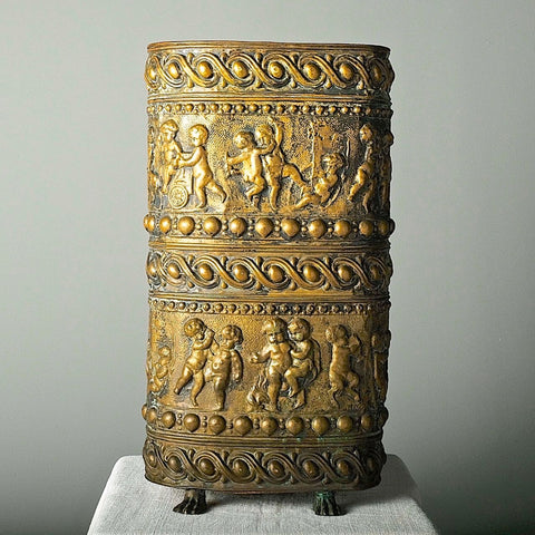 Glass jar filled with antique Moorish “Nazarid” dynasty clay fragments