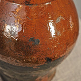 Antique incised semi-glazed wine pitcher