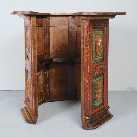 Antique polychromed pulpit, oak