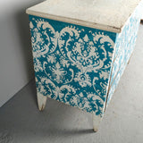 Antique painted three-drawer chest