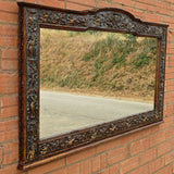 Large antique “Second Renaissance” gesso mirror