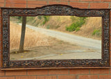 Large antique “Second Renaissance” gesso mirror