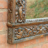 Small antique “Second Renaissance” gesso mirror