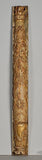 Antique carved, gilt and polychromed wooden column