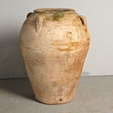 Antique large semi-glazed 4 handle Miravet oil jar
