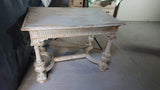 Antique painted Rococó table, oak
