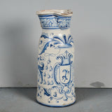Antique large painted Talavera jug