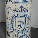 Antique large painted Talavera jug