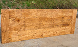 Large antique trestle leg Pyrenees dining / work table, golden poplar
