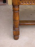 Carved two-drawer “Burgales” table