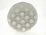 Recycled Glass "Silver Lace" Platter